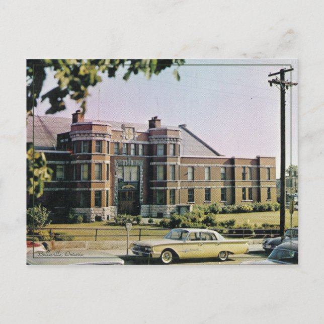 Cartão Postal Editável Viagem Canadá dos anos 70 (Frente)