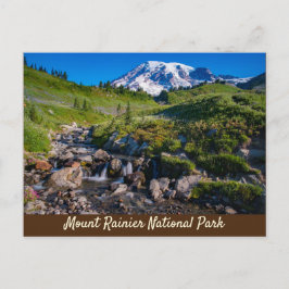 Cartão Postal Edith Creek e Monte Rainier Morning Light