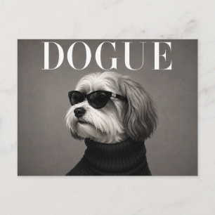 Cartão Postal Editorial de Moda de Luxo Havanês