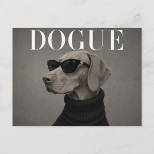 Cartão Postal Editorial de Moda de Luxo Vizsla
