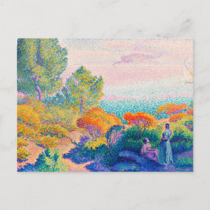 Cartão Postal Edmond Cross, Duas Mulheres à Beira-Mar,