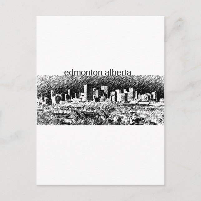 Cartão Postal Edmonton Alberta (Frente)