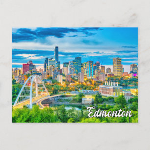 Cartão Postal Edmonton, Alberta, Canadá