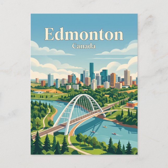 Cartão Postal Edmonton, Canadá (Frente)