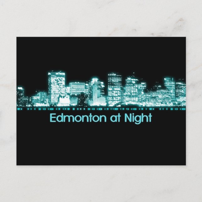 Cartão Postal Edmonton Skyline (Frente)