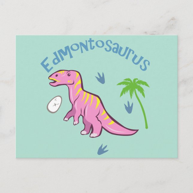 Cartão Postal Edmontossauro Cinto (Frente)