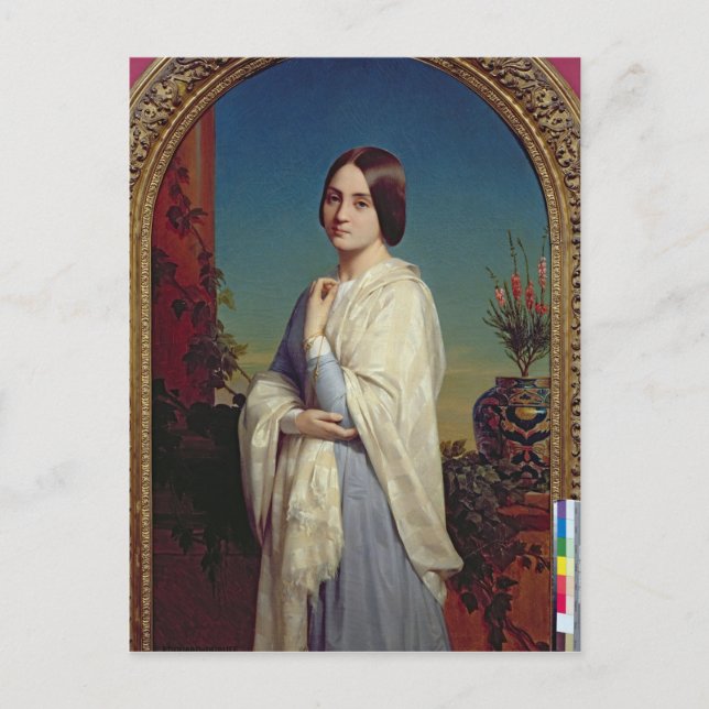 Cartão Postal Edouard Dubufe 1842 (Frente)