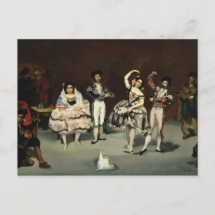 Cartão Postal Edouard Manet - Balé espanhol