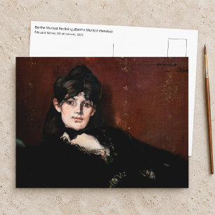 Cartão Postal Edouard Manet - Berthe Morisot Reclinada