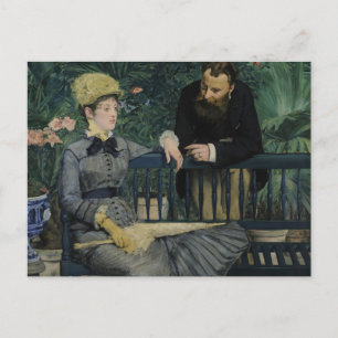 Cartão Postal Edouard Manet - no conservatório