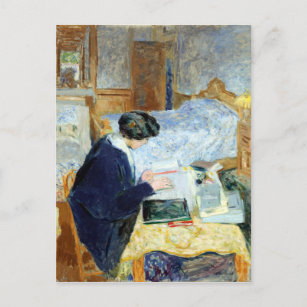 Cartão Postal Edouard Vuillard Lucy Hessel Reading