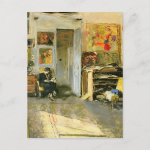 Cartão Postal Edouard Vuillard: Madame Losse Hessel no Studio