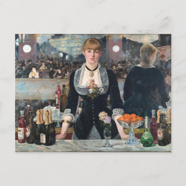 Cartão Postal EDOUART MANET - Um bar no Folies-Bergere, 1882 (Frente)