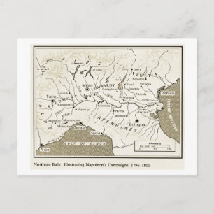 Cartão Postal Educação, História, Napoleão, Itália Norte 17