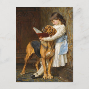 Cartão Postal Educação obrigatória Briton Riviere