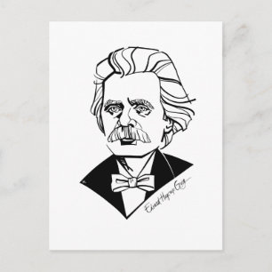 Cartão Postal Edvard Grieg