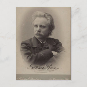 Cartão Postal Edvard Grieg