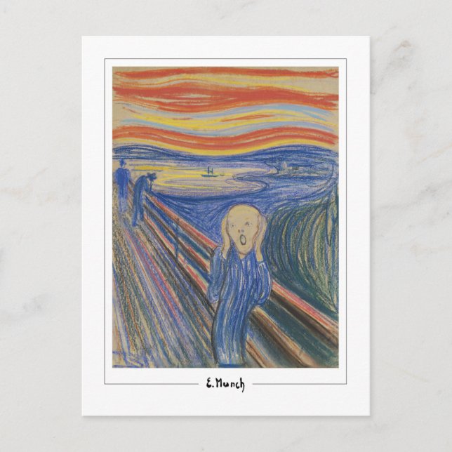Cartão Postal Edvard Munch #123-2 - Arte Refinada (Frente)