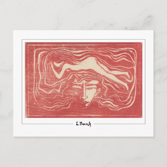Cartão Postal Edvard Munch #258-2 - Arte Refinada (Frente)