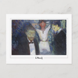 Cartão Postal Edvard Munch #475-3 - Arte fina