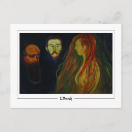 Cartão Postal Edvard Munch #777-3 - Arte Refinada