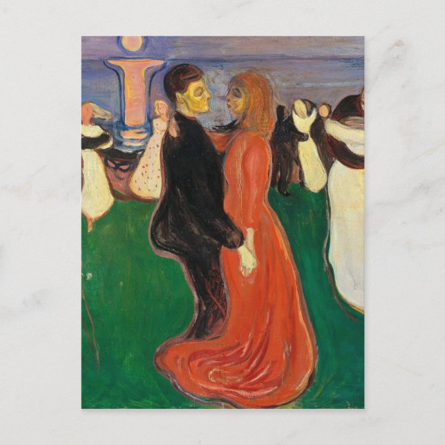 Cartão Postal Edvard Munch - Dança Da Vida (Frente)