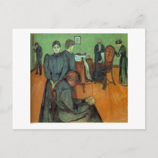 Cartão Postal Edvard Munch - Death In The Sickroom 1895
