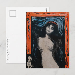 Cartão Postal Edvard Munch - Madona Litografia