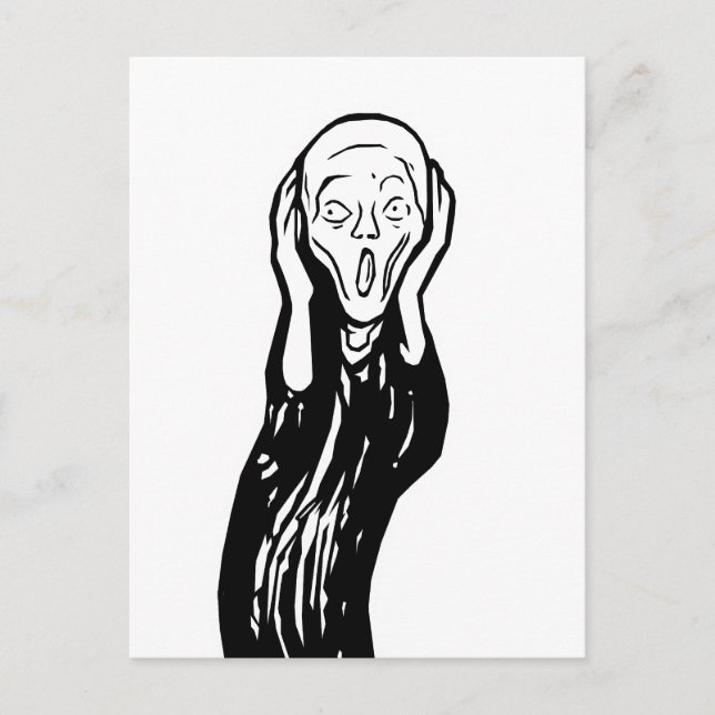 Cartão Postal Edvard Munch O Gritar (Frente)
