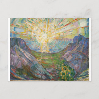 Cartão Postal Edvard Munch - O Sol, 1916