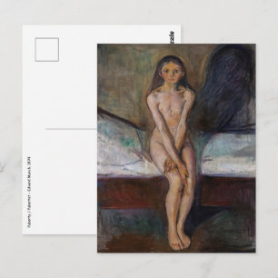 Cartão Postal Edvard Munch - Puberdade