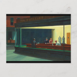 Cartão Postal Edward Hopper - Nighthawks