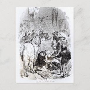 Cartão Postal Edward II e o Minstrel