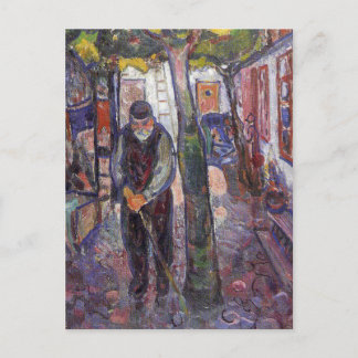 Cartão Postal Edward Munch Art Painting