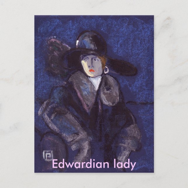 CARTÃO POSTAL EDWARDIAN LADY (Frente)