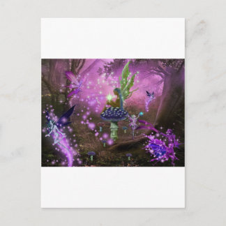 Cartão Postal Een fonkelend bos