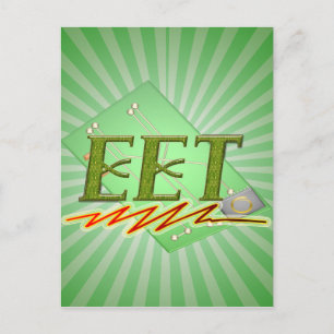 CARTÃO POSTAL EET - LOGOTIPO DE CONSELHO DE TÉCNICA DO ENGENHEIR