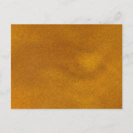 Cartão Postal Efeito Dourado