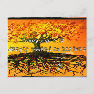 Cartão Postal Efesianos 3:17