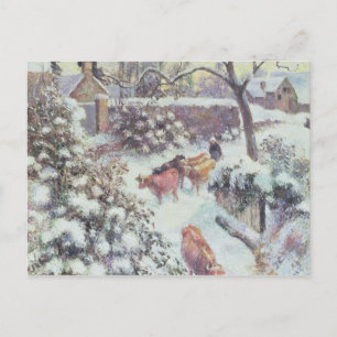 Cartão Postal Effet de Neige a Montfoucault, 1882