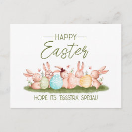Cartão Postal Eggstra Especial! Feliz Páscoa
