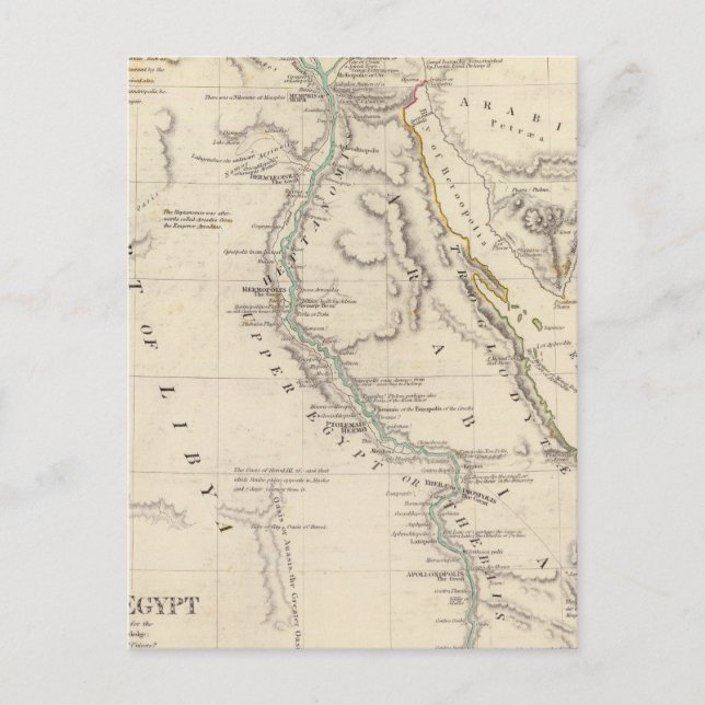 Cartão Postal Egito Antigo (Frente)