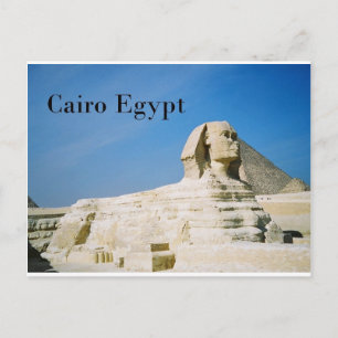 Cartão Postal Egito Cairo Giza Sphinx-2 (Rua.K)