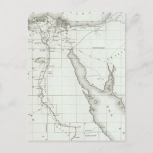 Cartão Postal Egito e Palestina