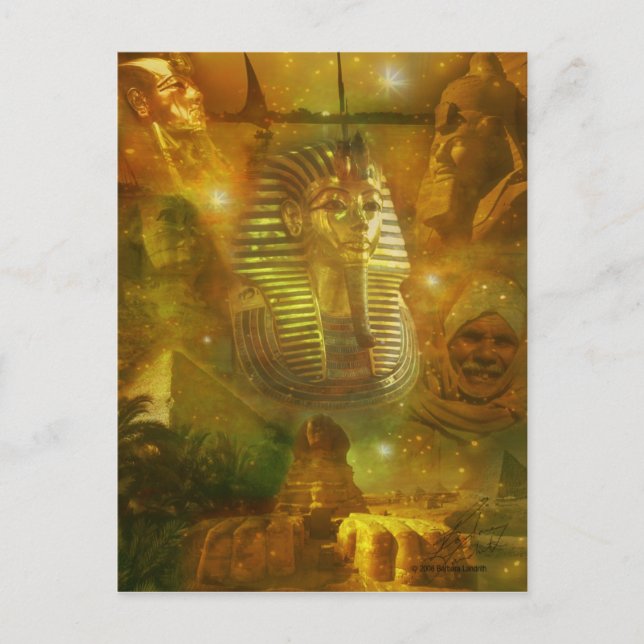 Cartão Postal Egito - Uma Beleza do Oriente Médio (Frente)