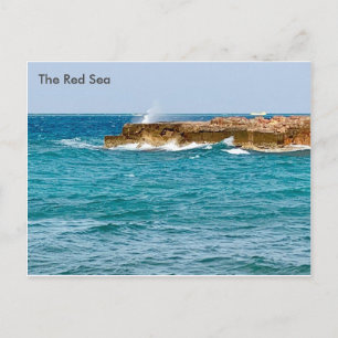 Cartão Postal Egito: Vista do Mar Vermelho do Egito