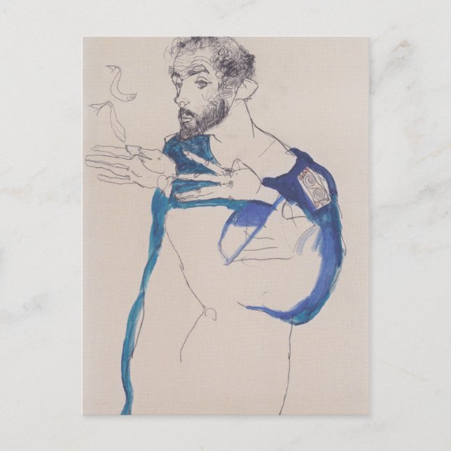 Cartão Postal Egon Schiele (Frente)