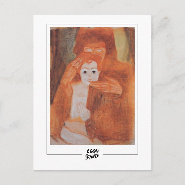 Cartão Postal Egon Schiele #10-2 - Belas Artes (Frente)