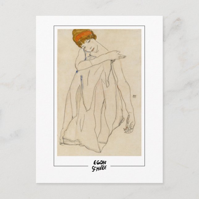 Cartão Postal Egon Schiele #183 - Arte Refinada (Frente)