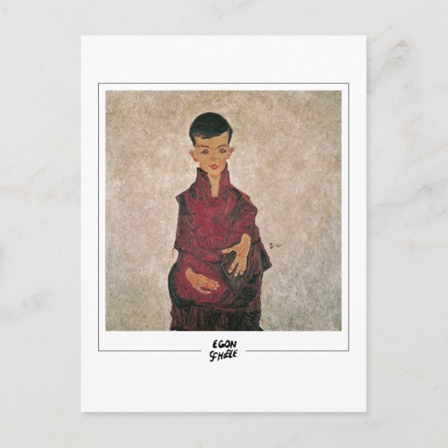 Cartão Postal Egon Schiele #1-2 - Belas Artes (Frente)